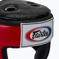 Apsauginis šalmas Fairtex Muay Thai & Kickboxing Competition red 4