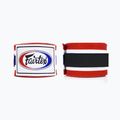 Bokso tvarsčiai Fairtex Handwraps 455 cm red/white/blue