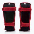 "Fairtex In-Step" dvigubos paminkštintos blauzdikaulių apsaugos raudonos spalvos 2