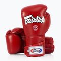 Bokso pirštinės Fairtex Stylish Angular Sparring - Locked Thumb red 4