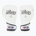 Bokso pirštinės Fairtex Stylish Angular Sparring - Locked Thumb white
