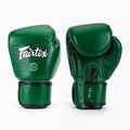 Bokso pirštinės Fairtex Real Leather Boxing green