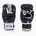 "Fairtex Super Sparring Grappling" pirštinės juoda/mėlyna 2