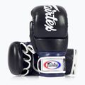"Fairtex Super Sparring Grappling" pirštinės juoda/mėlyna 4