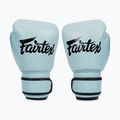 Bokso pirštinės Fairtex Genuine Leather Boxing blue