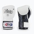 Bokso pirštinės Fairtex Heavy Hitter's Mexican Style white/blue