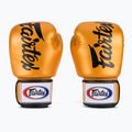 Bokso pirštinės Fairtex Deluxe Tight-Fit gold 2