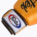 Bokso pirštinės Fairtex Deluxe Tight-Fit gold 6