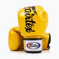 Bokso pirštinės Fairtex Deluxe Tight-Fit gold 4