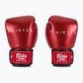 Bokso pirštinės Fairtex Metallic Boxing red 2