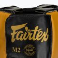 Bokso šalmas Fairtex Microfiber Headguard gold 5