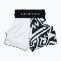 Bokso šortai Fairtex Boxing BT2003 "Monochrome" white/black