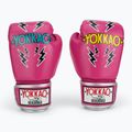 Vyriškos bokso pirštinės YOKKAO Stadium fuchsia 2