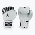 Bokso pirštinės YOKKAO Lettering Boxing white