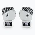 Bokso pirštinės YOKKAO Lettering Boxing white 2
