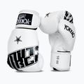 Bokso pirštinės YOKKAO Lettering Boxing white
