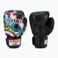 Vyriškos bokso pirštinės YOKKAO Flames black