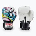 Vyriškos bokso pirštinės YOKKAO Flames white