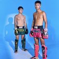 Vyriški treniruočių šortai YOKKAO Original Muay Thai green 8