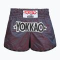 Vyriški treniruočių šortai YOKKAO Lunar Muay Thai iridescent blue grey