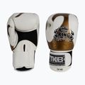 Top King Muay Thai Empower baltos bokso pirštinės TKBGEM-01A-WH