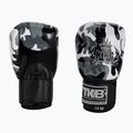 Top King Muay Thai Empower pilkos bokso pirštinės TKBGEM-03A-GY