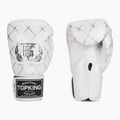 Bokso pirštinės Top King Boxing Chain white/silver 3
