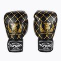Bokso pirštinės Top King Boxing Chain black/gold