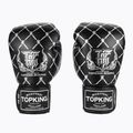 Bokso pirštinės Top King Boxing Chain black/silver