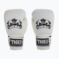 Top King Muay Thai Super White bokso pirštinės TKBGSV-WH