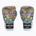 Bokso pirštinės Top King Boxing Culture white/blue
