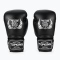 "Top King Muay Thai Super Air" bokso pirštinės juodos spalvos
