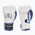 Bokso pirštinės Top King Boxing Reborn white/blue