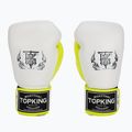 Bokso pirštinės Top King Boxing Reborn white/yellow