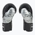 Bokso pirštinės Top King Muay Thai Power Snake black/silver 4