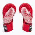 Bokso pirštinės Top King Muay Thai Power Snake red/silver 4