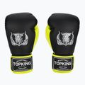 Bokso pirštinės Top King Reborn Boxing Semi Leather black/yellow