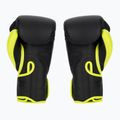Bokso pirštinės Top King Reborn Boxing Semi Leather black/yellow 2