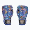 Bokso pirštinės Top King Boxing Wild Tiger black/blue