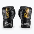 Bokso pirštinės Fairtex Glory Kickboxing Competition Training Boxing black/silver 2