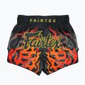 Fairtex Muay Thai treniruočių šortai BS1921 "Volcano", juodi 2