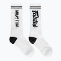 "Fairtex" "Muay Thai" kojinės baltos/juodos