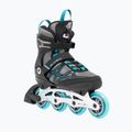 Moteriški riedučiai K2 Alexis 80 Alu grey/cyan