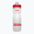 CamelBak Podium Chill 620ml ugninės raudonos/baltos spalvos dviračių butelis