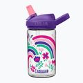Vaikiškas turistinis butelis CamelBak Eddy+ 400 ml rainbow floral