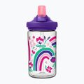 Vaikiškas turistinis butelis CamelBak Eddy+ 400 ml rainbow floral 2