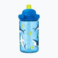 Turistinis butelis CamelBak Eddy+ Kids 400 ml shark and rays 4