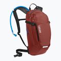 CamelBak M.U.L.E. 12 l dviratininko kuprinė su 3 l talpos pūsle, deginta plyta/juoda 8