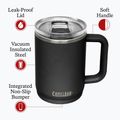 Terminis puodukas CamelBak Thrive Mug Insulated SST 470 ml black 6