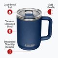 Terminis puodukas CamelBak Thrive Mug Insulated SST 470 ml navy 5